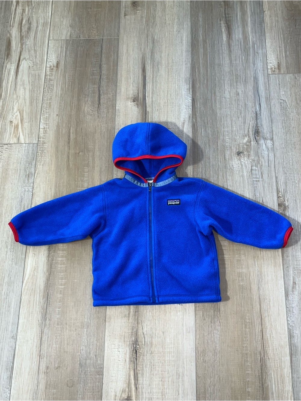 Patagonia Baby Synchilla Fleece Full Zip Hooded Jacket Size 24 Months
